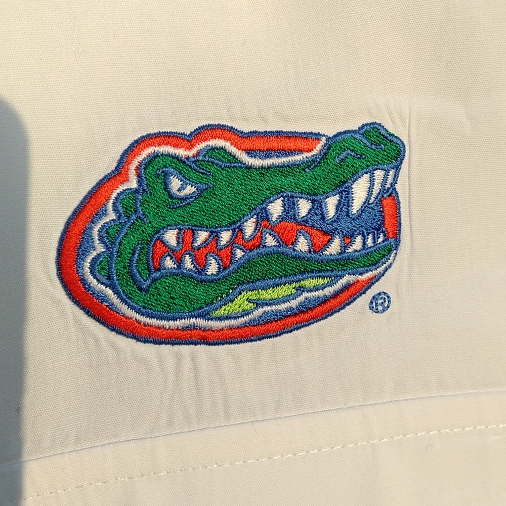 Columbia FL Gator Embroidered PFG Button Down